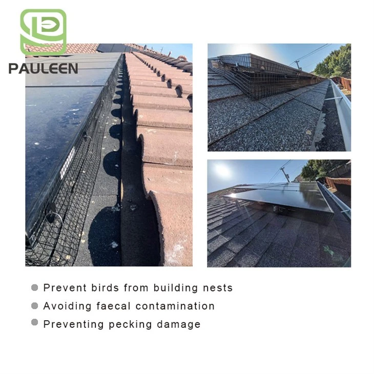 Bird Netting for Solar Panels